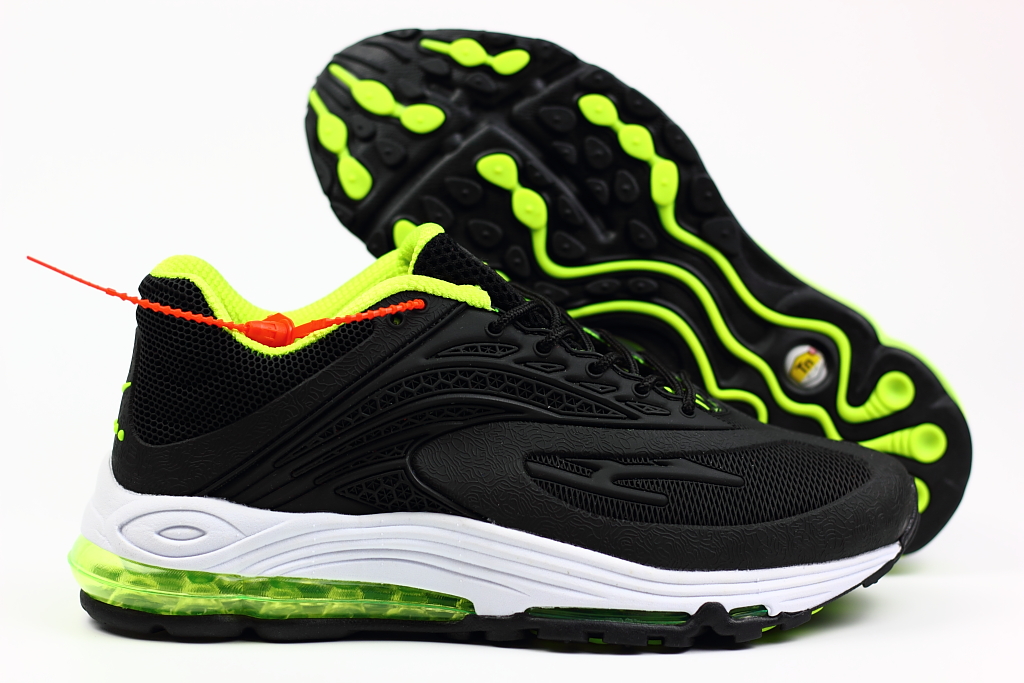 Nike Air Max 99 Retro Black Green Shoes - Click Image to Close
